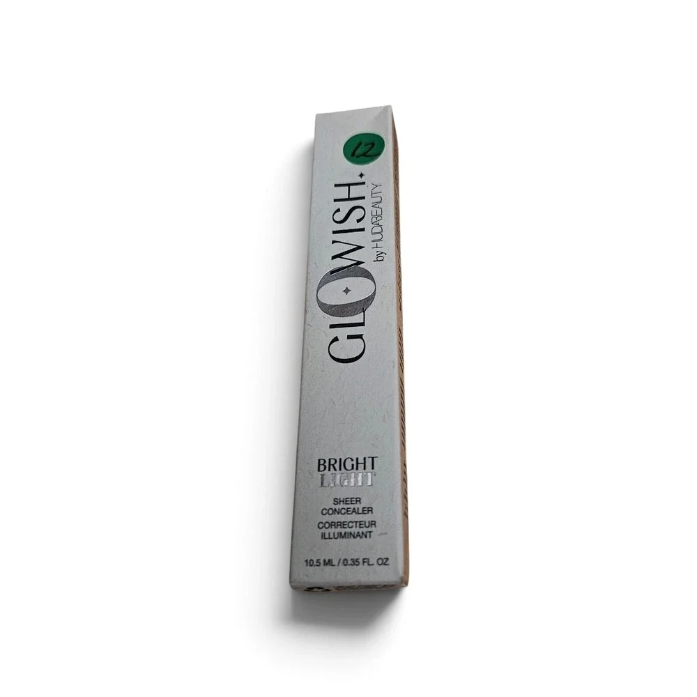 Huda Beauty GloWish Bright Light Sheer Concealer 08 Tan 10.5ml 0.35 fl oz NEW